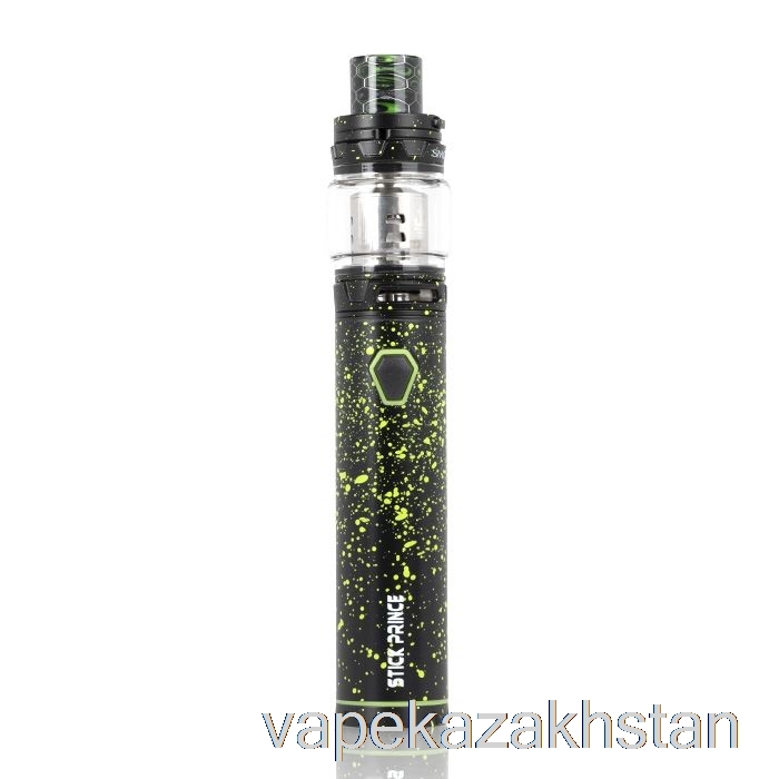 Vape Kazakhstan SMOK Stick Prince Kit - Pen-Style TFV12 Prince Black w/ Green Spray
